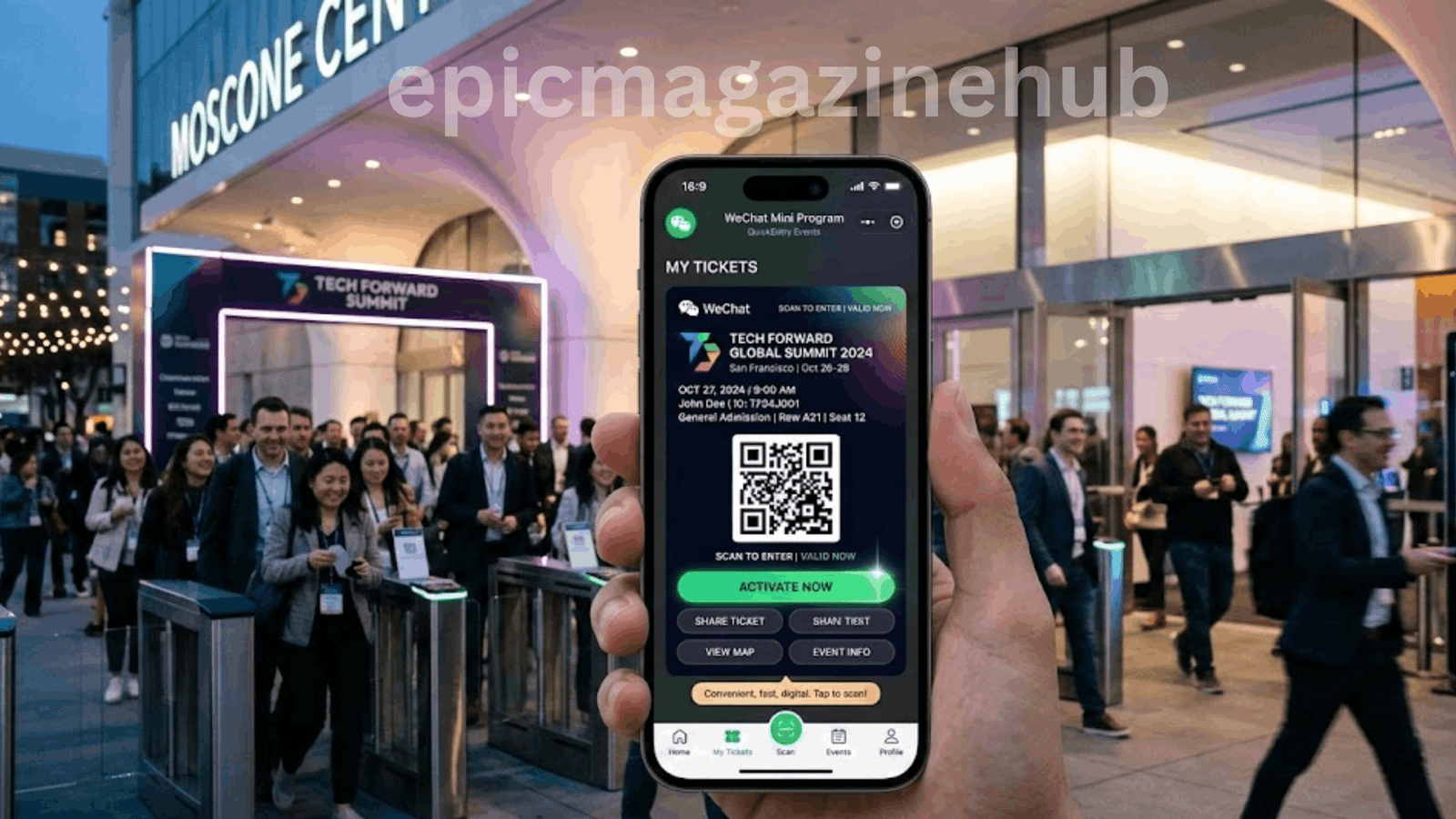 wechat mini program ticketing events