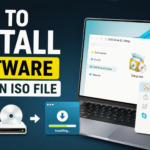 How to install software from an ISO file on Windows