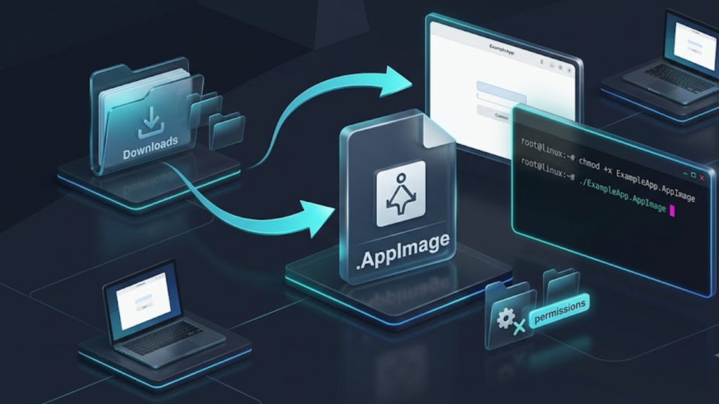 Running an AppImage application on Linux from the terminal