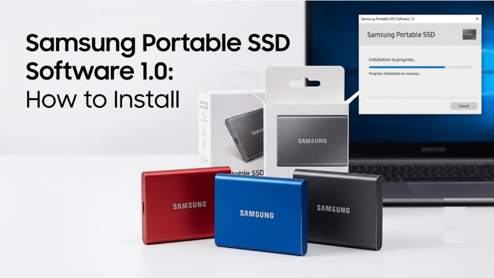 Samsung Portable SSD Software 1.0 How to Install